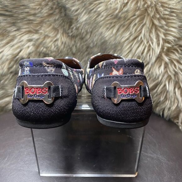 Bobs By Skechers Women Size 6.5/36.5EU Black Flat - Picture 7 of 11